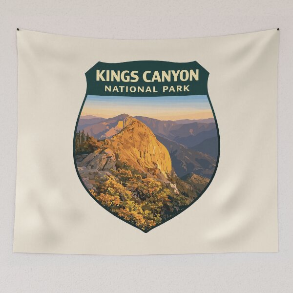 Item preview, Kings Canyon National Park Sticker designed and sold by Gideon Emmerich.