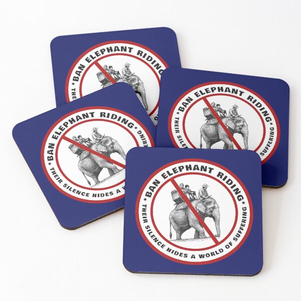 Item preview, Ban Elephant Riding – Speak for the Silent designed and sold by Pawethic Prints Studio.
