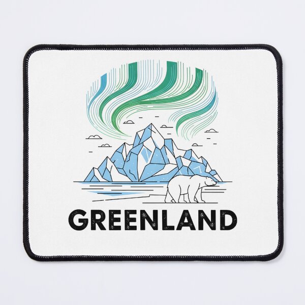 Item preview, Greenland Northern Lights Arctic Adventure Design designed and sold by Latikshop.