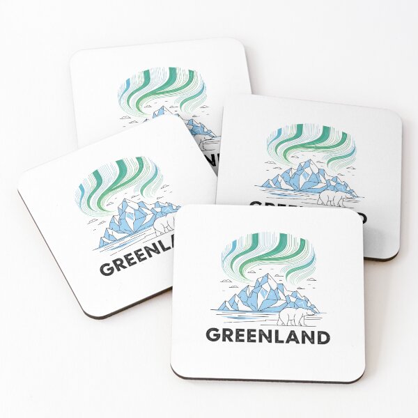 Item preview, Greenland Northern Lights Arctic Adventure Design designed and sold by Latikshop.