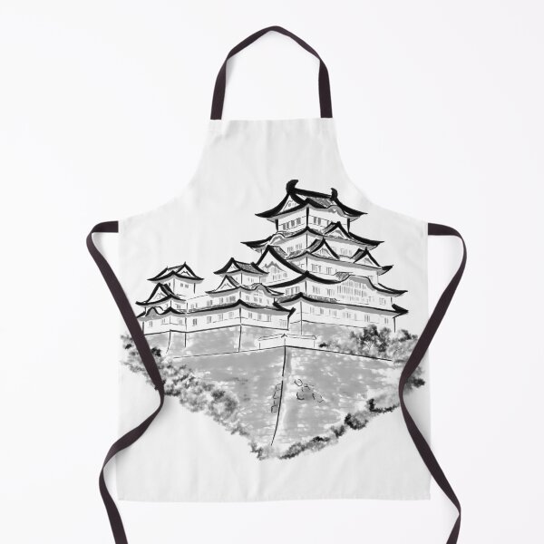 Artikelvorschau, Schloss Himeji – Minimalistische japanische Tuschekunst entworfen und verkauft von ナツ道.