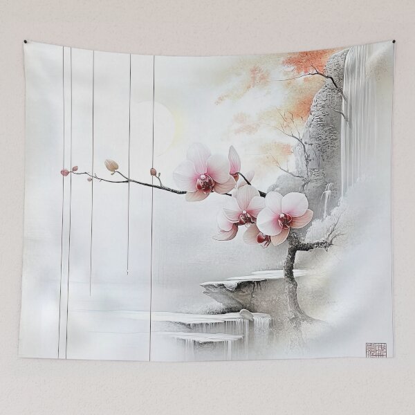 Item preview, Silence of the Cascading Orchid designed and sold by bloorose.