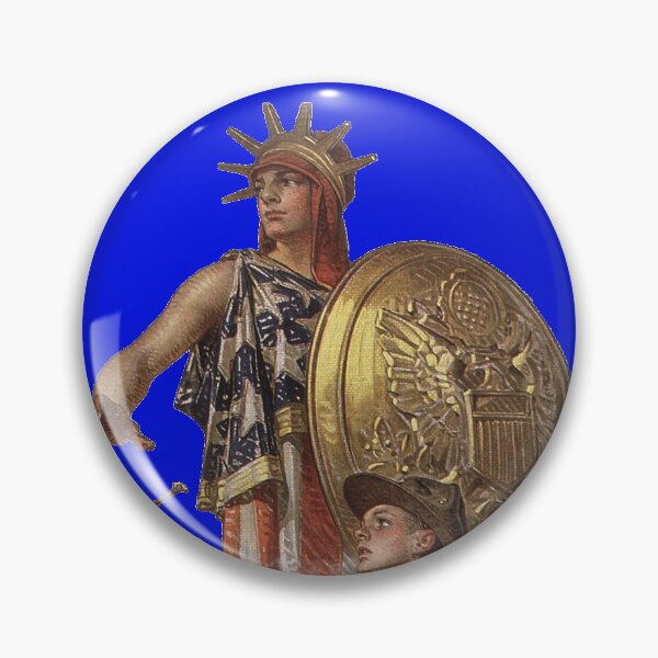 Item preview, Columbia Lady Liberty WW2 Propaganda | Classic American Painting by JC Leyendecker designed and sold by Based History.