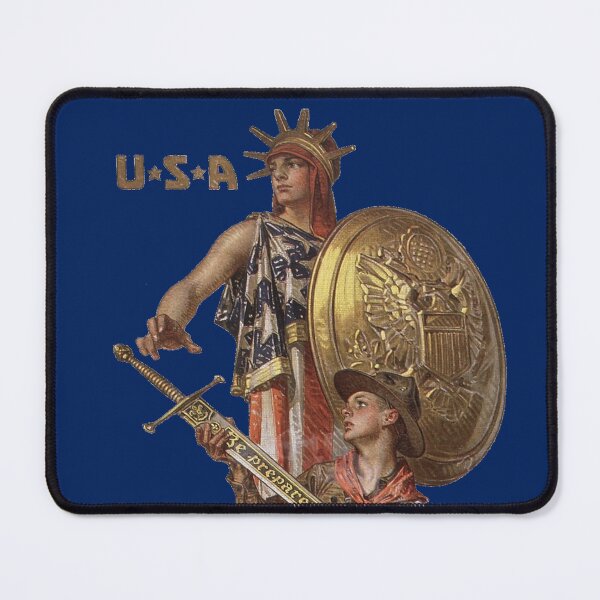 Item preview, Columbia Lady Liberty WW2 Propaganda | Classic American Painting by JC Leyendecker designed and sold by Based History.