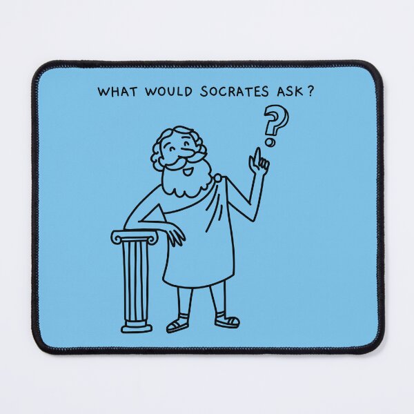 Item preview, What would Socrates ask? designed and sold by socratic-athena.