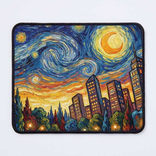 Item preview, City Skyline Moonlit Night 7 designed and sold by Doodle Dog Store.