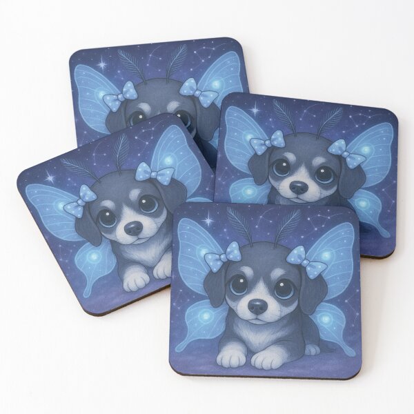 Item preview, Cosmic Moth Puppy designed and sold by Ecosetereos.