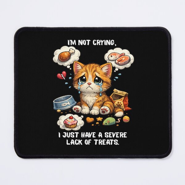 Item preview, Funny Crying Orange Kitten Severe Lack Of Treats designed and sold by DigitalMomy.