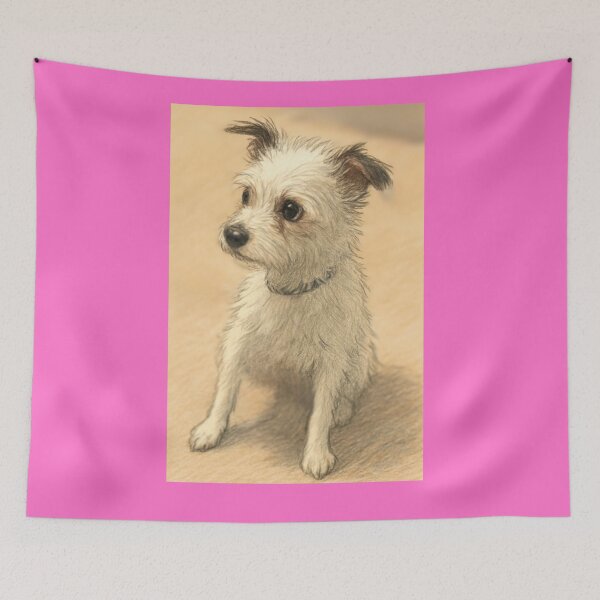 Item preview, Scrappy Dog Portrait designed and sold by Juzzy72.