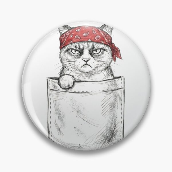 Item preview, Grumpy Barn Cat in Pocket | The Ranch Boss T-Shirt | Funny Western Kitty & Farm Life Gift designed and sold by Western Wear Art.