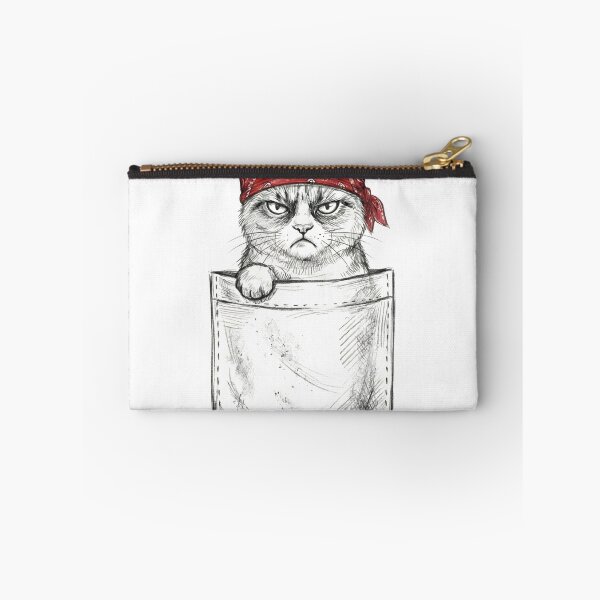 Item preview, Grumpy Barn Cat in Pocket | The Ranch Boss T-Shirt | Funny Western Kitty & Farm Life Gift designed and sold by Western Wear Art.