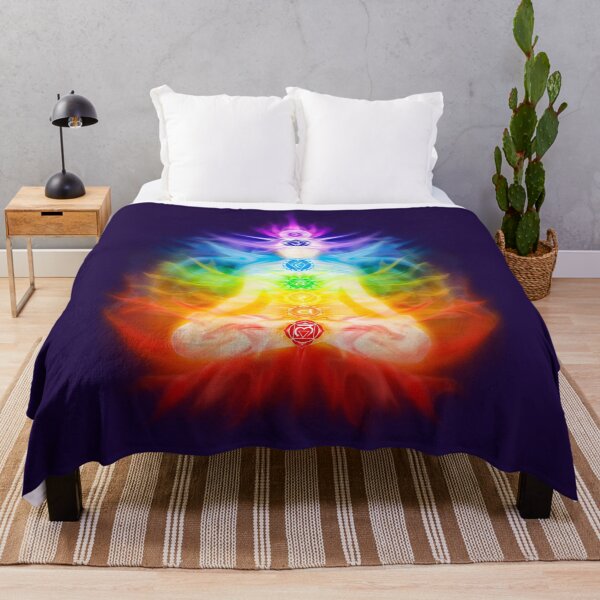 Item preview, Seven Chakras and Emanating Energy Aura Yoga Meditation designed and sold by MaximImages .com Exquisite Arts.