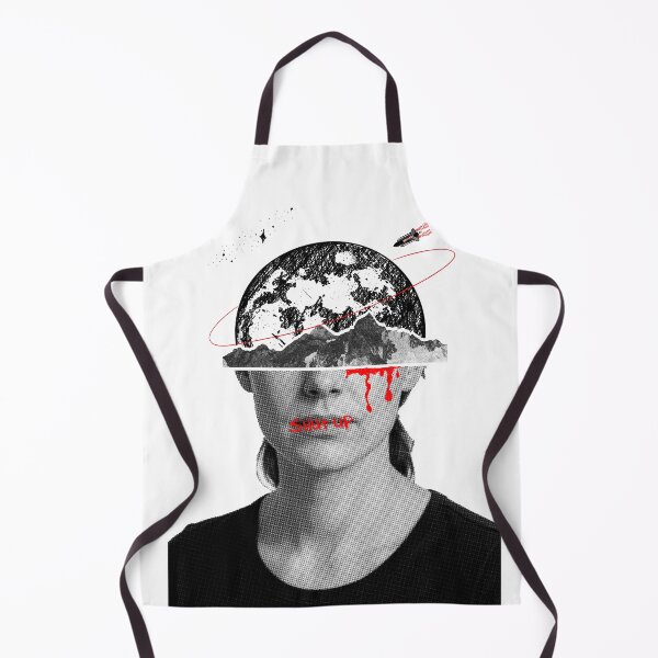 Item preview, LEAVE! A surrealistic print about traveling (black) designed and sold by MB-Graphix.