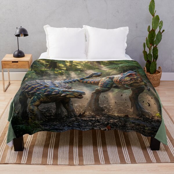 Item preview, Ankylosaurus Fights Off Tyrannosaurus Rex designed and sold by Tridentulus.