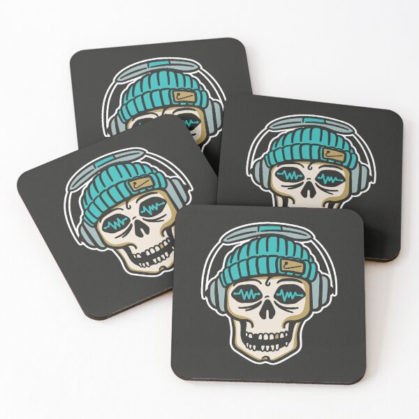 Item preview, "Stimmed Skull" - in Beanie & Headphones – Soundwave Eyes designed and sold by Big-G-Clothing.