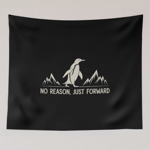 Item preview, Nihilist Penguin But Why,No Reason,Just Forward designed and sold by Meryem Mamouni.