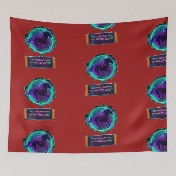 Item preview, Funny Cosmic Horse Coffee Lover Aesthetic designed and sold by ghostinkprint.