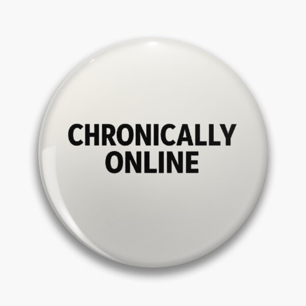Item preview, Chronically Online – Minimal Internet Culture Typography Design designed and sold by wanado.