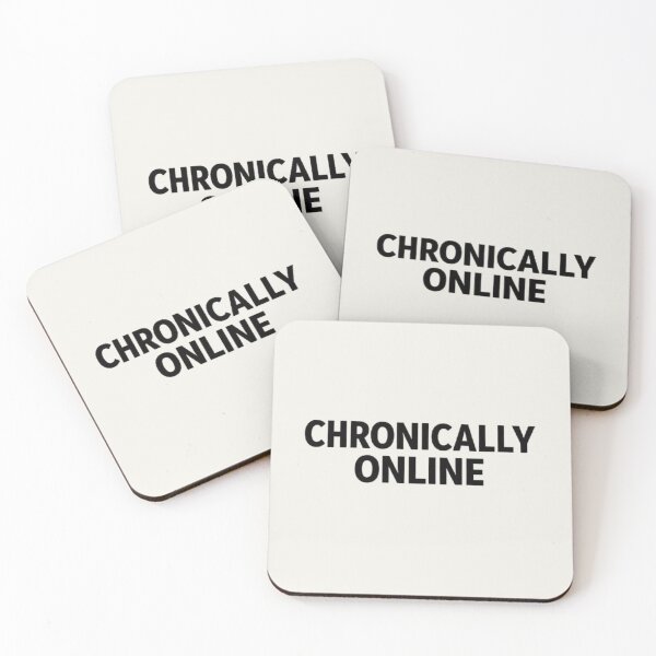 Item preview, Chronically Online – Minimal Internet Culture Typography Design designed and sold by wanado.