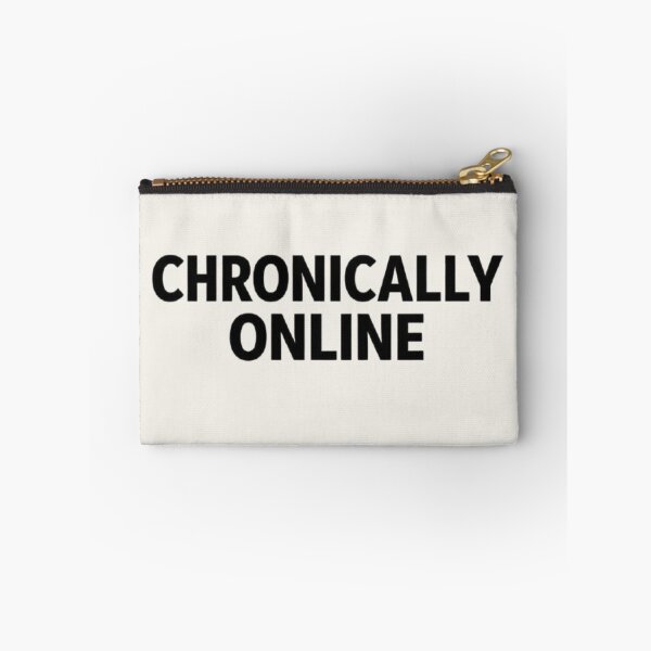 Item preview, Chronically Online – Minimal Internet Culture Typography Design designed and sold by wanado.