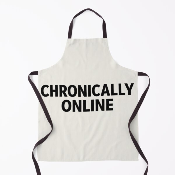 Item preview, Chronically Online – Minimal Internet Culture Typography Design designed and sold by wanado.