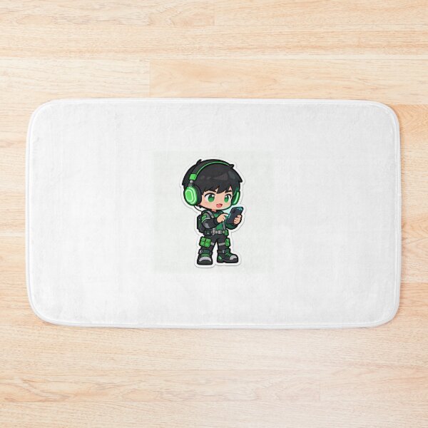 Item preview, Cute Gamer Boy with Headphones - Aesthetic Gaming Sticker designed and sold by PRITEXGROUPSAC.