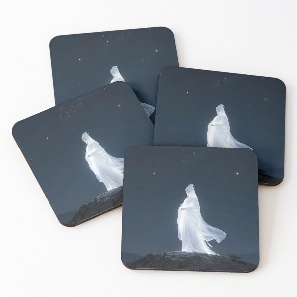 Item preview, Ghost like Deity on a mountain designed and sold by MiaRose85.