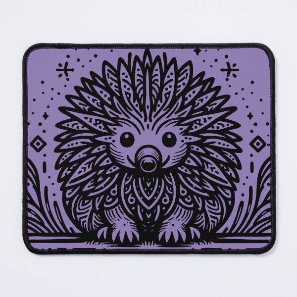 Item preview, Cute Echidna Illustration – Zen Doodle Australian Animal Art designed and sold by Aritxa.