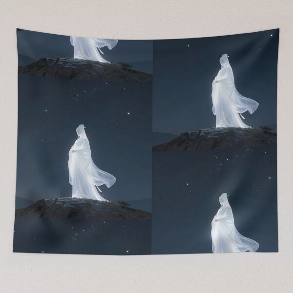 Item preview, Ghost like Deity on a mountain designed and sold by MiaRose85.