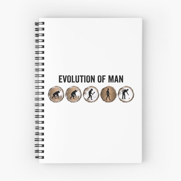 Item preview, Evolution Of Man Coin Collector Metal Detecting designed and sold by Fenay Designs.