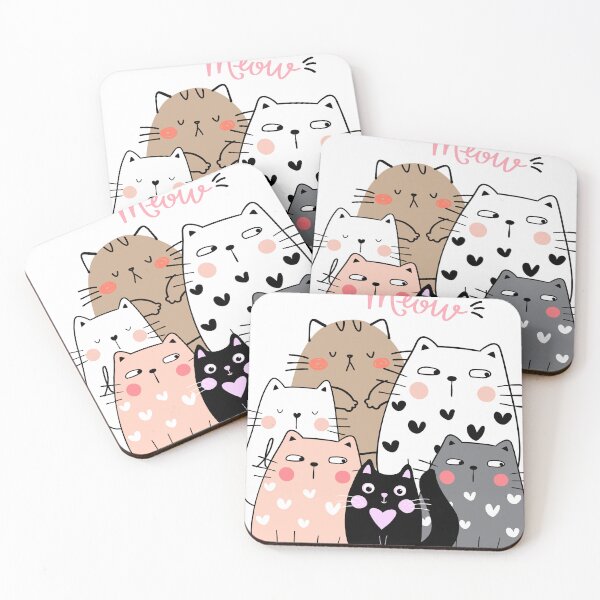 Item preview, Cute Cats Drawn with Love Purr-fect Love: Cute Cat Illustrations designed and sold by AriStyleArt.