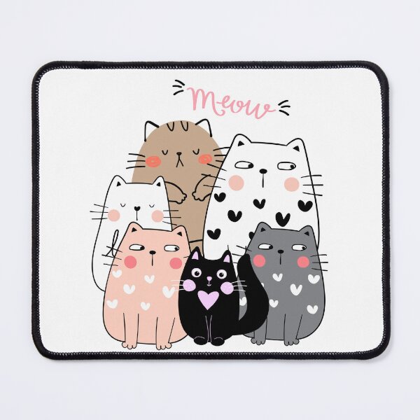 Item preview, Cute Cats Drawn with Love Purr-fect Love: Cute Cat Illustrations designed and sold by AriStyleArt.