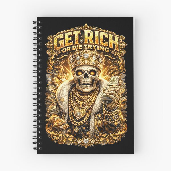 Item preview, Skeleton King with Gold Crowns and Cash designed and sold by newvisionart191.