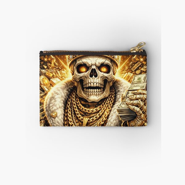 Item preview, Skeleton King with Gold Crowns and Cash designed and sold by newvisionart191.