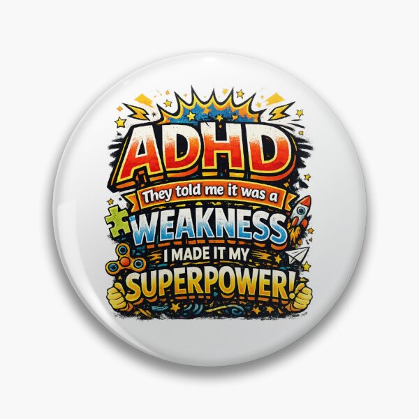 Item preview, My ADHD Is My Superpower! designed and sold by carvermckay.