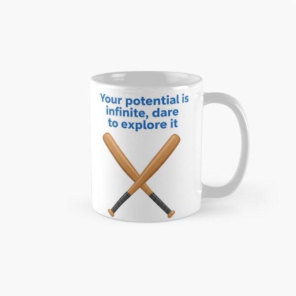 Item preview, Infinite Potential: Crossed Bats Motivational Poster designed and sold by VibranPalette.