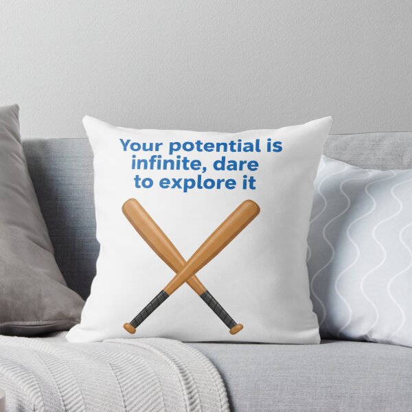 Item preview, Infinite Potential: Crossed Bats Motivational Poster designed and sold by VibranPalette.