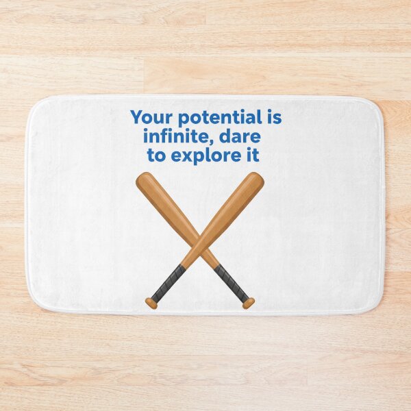 Item preview, Infinite Potential: Crossed Bats Motivational Poster designed and sold by VibranPalette.