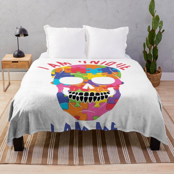 Item preview, Skull Puzzle Design... I am unique... I am me designed and sold by CHASAcreative.