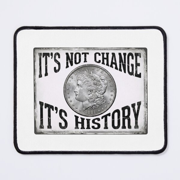 Item preview, Its Not Change Its History Silver Dollar Sign designed and sold by Fenay Designs.