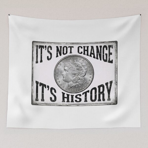 Item preview, Its Not Change Its History Silver Dollar Sign designed and sold by Fenay Designs.