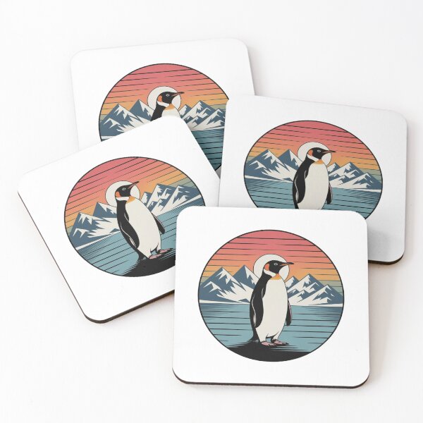 Item preview, Nihilist Penguin,Retro Sunset designed and sold by Meryem Mamouni.