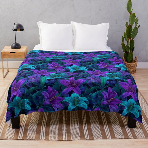 Item preview, Classic Lilies Flower  - Botanical Garden Pattern  - Anniversary Gifts For Her designed and sold by RoyalStarsPatts.
