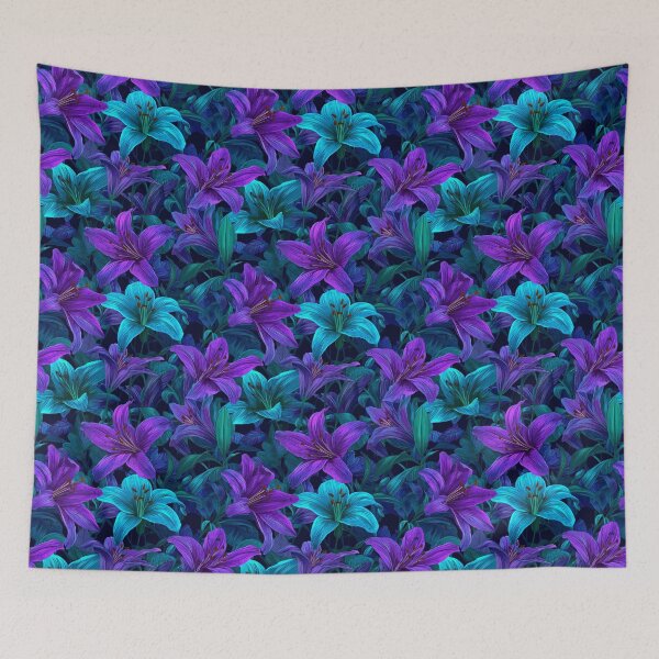 Item preview, Classic Lilies Flower  - Botanical Garden Pattern  - Anniversary Gifts For Her designed and sold by RoyalStarsPatts.