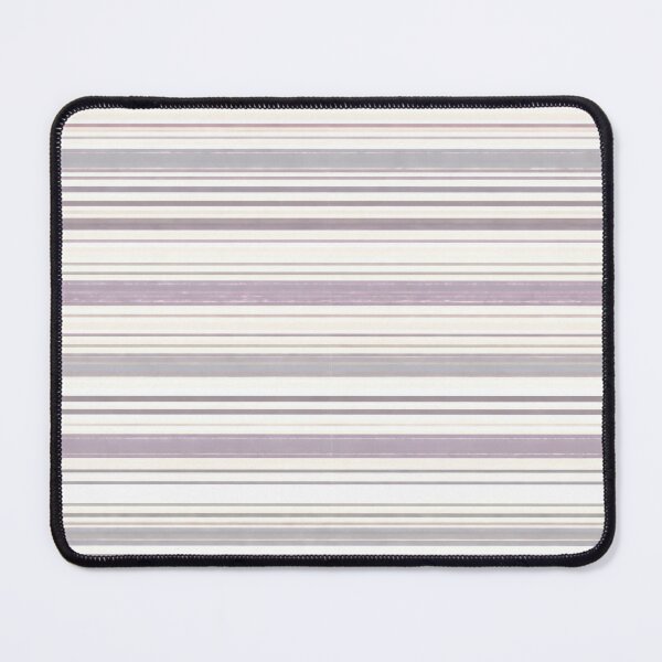 Item preview, Dusty Lavender Cream and Pale Grey Woven Striped Pattern designed and sold by kornkobart.