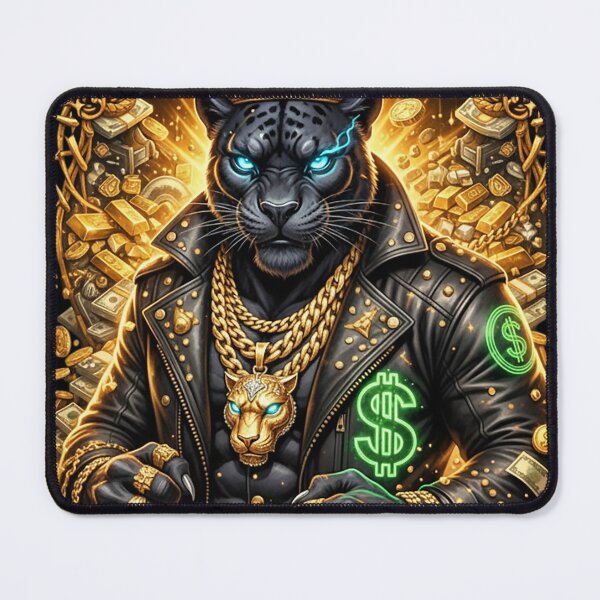 Item preview, Panther King with Gold and Cash designed and sold by newvisionart191.