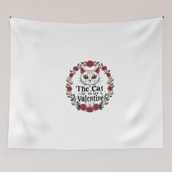 Item preview, My Valentine – Funny Cat Lover Valentine’s Day Shirt designed and sold by Lamagift.