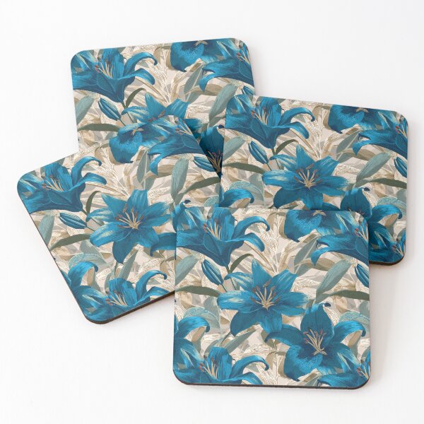 Item preview, Edgy Lilies Flower  - Birthday Flower Pattern  - Anniversary Gifts For Him designed and sold by RoyalStarsPatts.