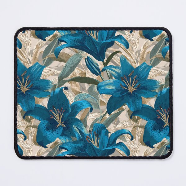Item preview, Edgy Lilies Flower  - Birthday Flower Pattern  - Anniversary Gifts For Him designed and sold by RoyalStarsPatts.
