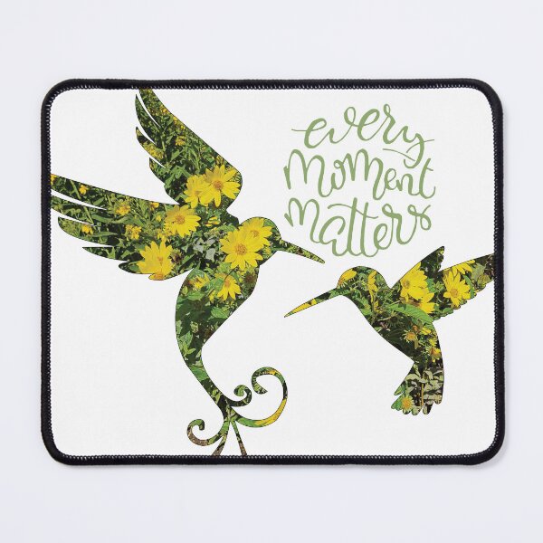 Item preview, Hummingbirds with daisy background...Every Moment Matters designed and sold by CHASAcreative.